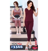 Set Bộ Nữ Chất Thun Lụa Cao Cấp_B3366 SIZE 2XL