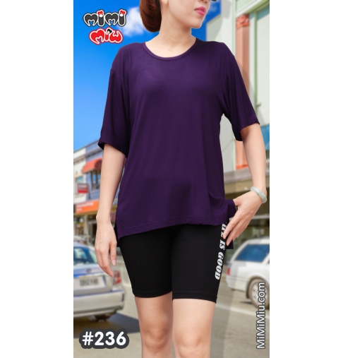 Áo Thun Cotton 4 Chiều Cao Cấp Thoáng Mát - T-Shirt - 236