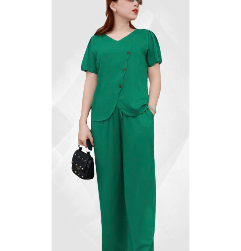 Set Bộ Nữ Chất Thun Cotton Lụa Cao Cấp TN_Q.Dài_B6437