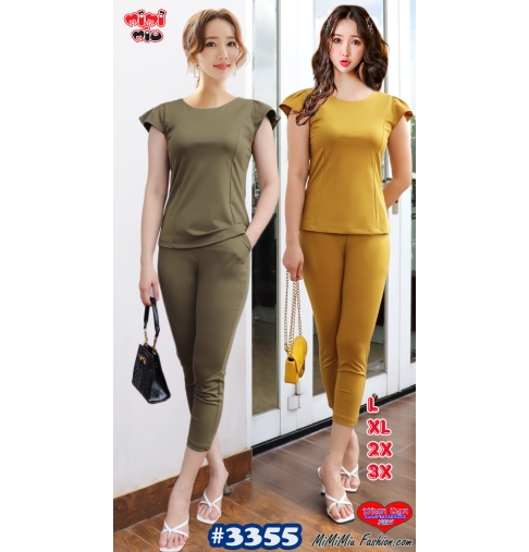 Set Bộ Nữ Chất Thun Lụa Cao Cấp_B3355 SIZE 2XL