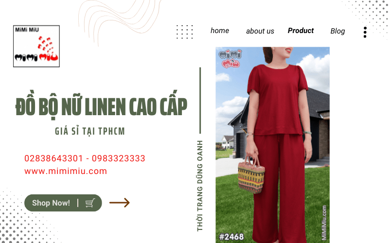 Đồ bộ nữ linen 